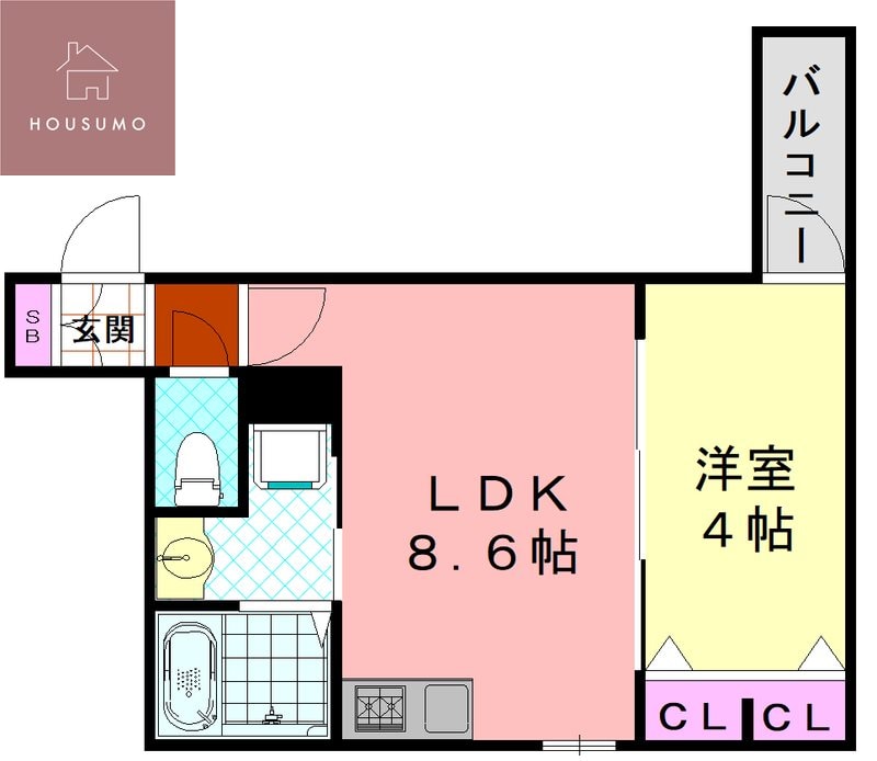 H-maison加美正覚寺XIの物件間取画像