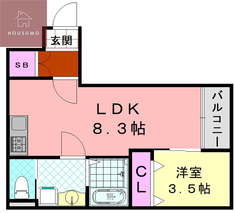 H-maison加美正覚寺XIの物件間取画像