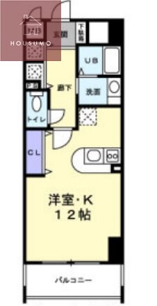 ドムスⅣの物件間取画像