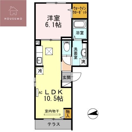 プランドール・アイの物件間取画像