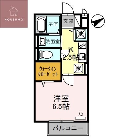 ルピナス　Ｄ棟の物件間取画像