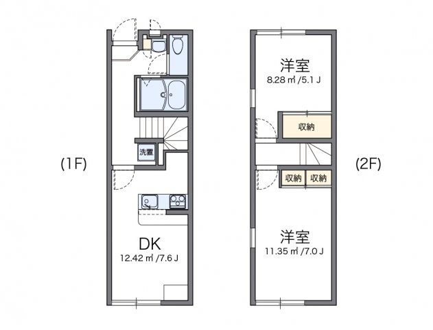 レオパレスアソシエの物件間取画像