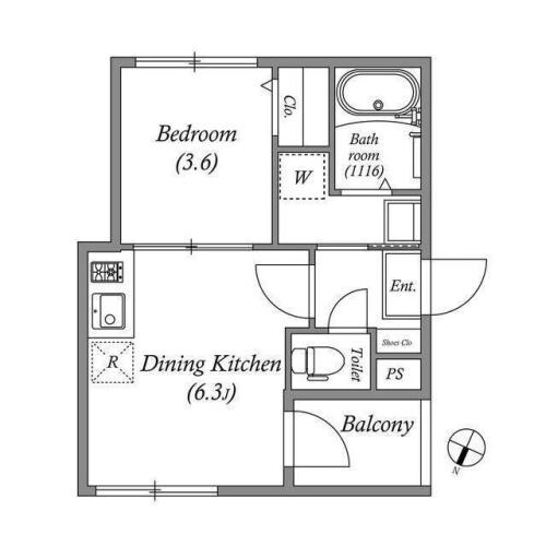 oeilletの物件間取画像