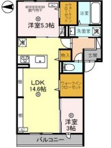 （仮称）D-ROOM新家2丁目の物件間取画像