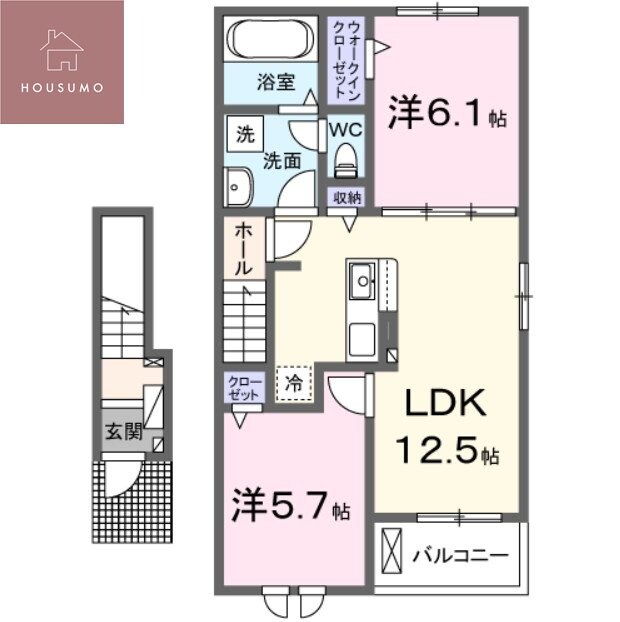 ヴェルデ　ブリッサⅢの物件間取画像
