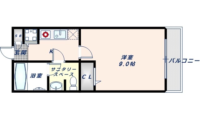 ヴェルドミール栗山の物件間取画像