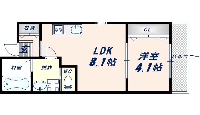 H-Maison大蓮南Ⅰの物件間取画像