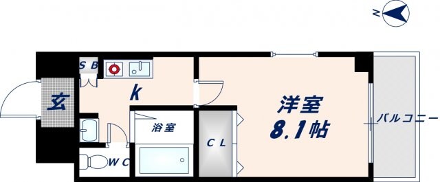 Ｍ’プラザ小阪駅前の物件間取画像