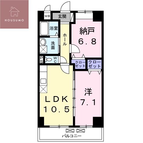 コスモの物件間取画像