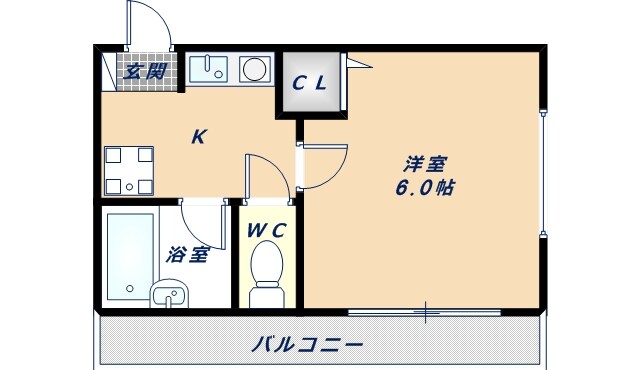 セカンドアベニールの物件間取画像