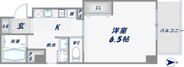 みおつくし布施の物件間取画像