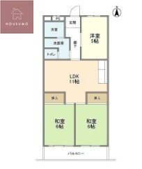 ハイム太子堂の物件間取画像