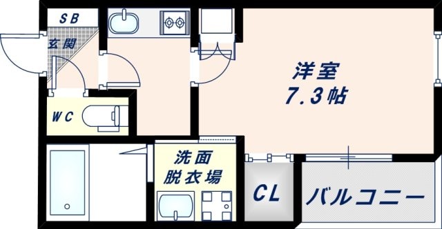 弥刀駅 徒歩13分 3階の物件間取画像