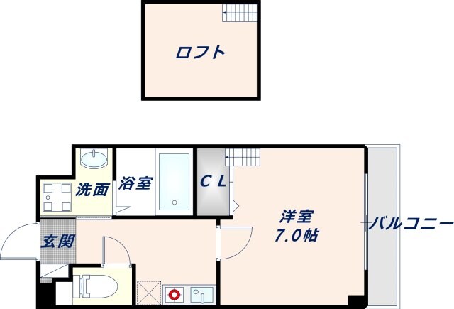 今里駅 徒歩9分 3階の物件間取画像