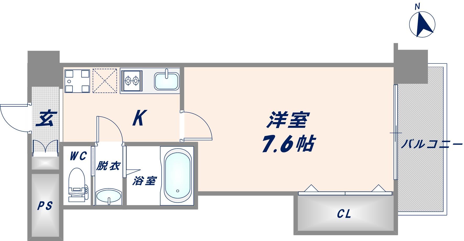 ラグゼ布施北Ⅰの物件間取画像