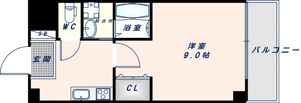 ル・クール長瀬の物件間取画像