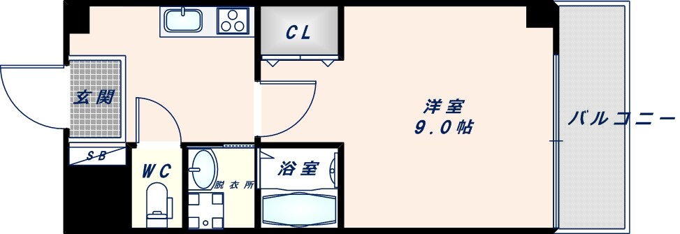 ＪＲ長瀬駅 徒歩9分 1階の物件間取画像