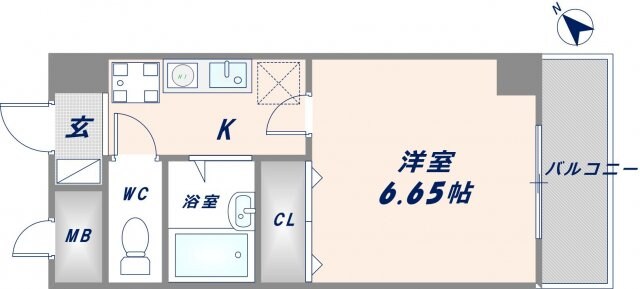 布施駅 徒歩3分 4階の物件間取画像