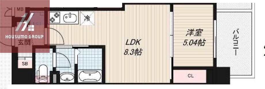 Luxe深江橋Ⅱの物件間取画像