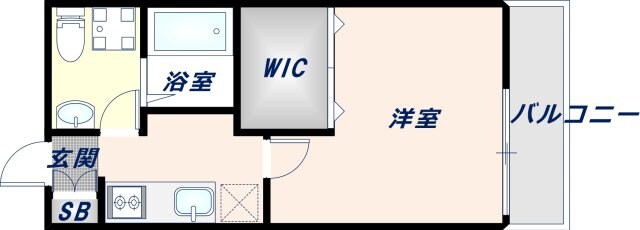 弥刀駅 徒歩3分 4階の物件間取画像