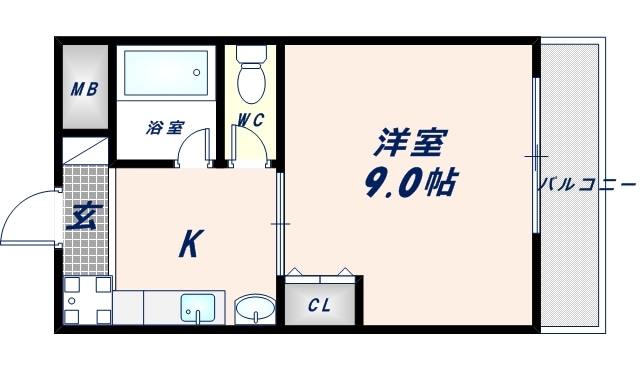 グランドール永和の物件間取画像