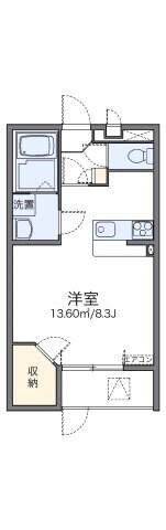 レオネクストさちＣの物件間取画像