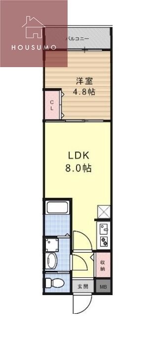 H-maison加美正覚寺Ⅵの物件間取画像