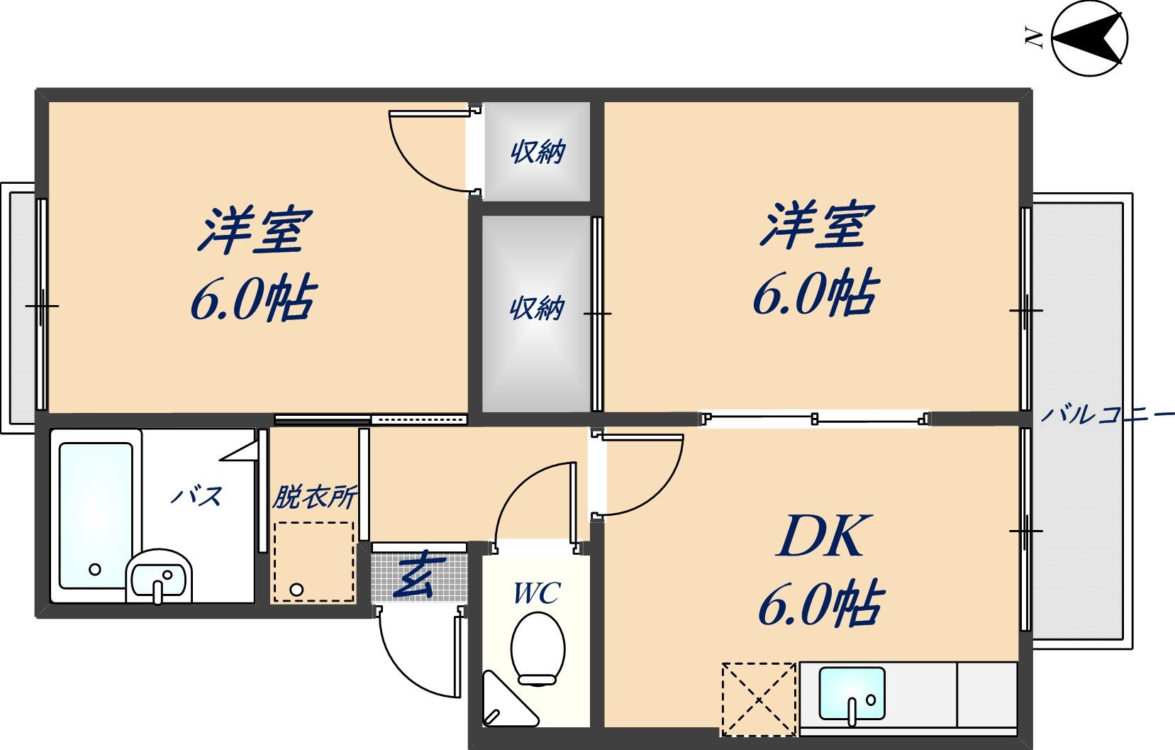 プランドールの物件間取画像