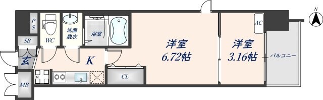 AELL OSAKA EASTの物件間取画像