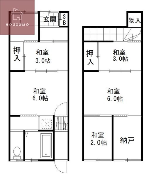 和生住宅の物件間取画像