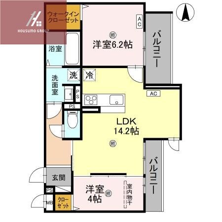 (仮称)D-ROOM大阪府八尾市太子堂2丁目PJの物件間取画像