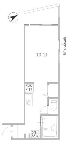 物件間取画像