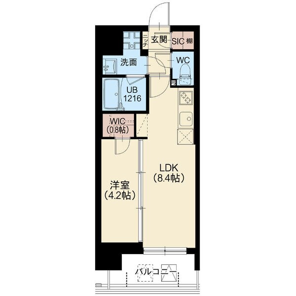 スプランディッド南千住DUEの物件間取画像