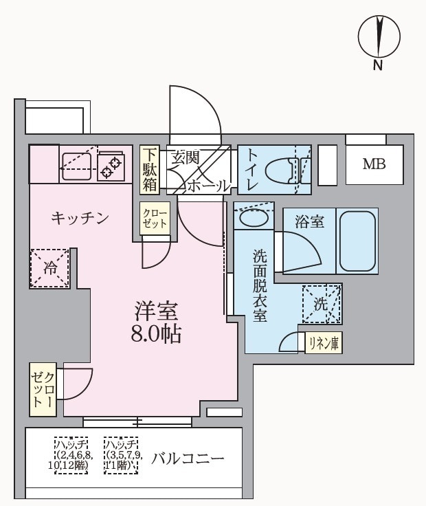 アークマーク浅草（ARKMARK浅草）の物件間取画像