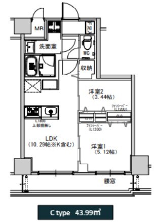 エスレジデンス千住大橋の物件間取画像