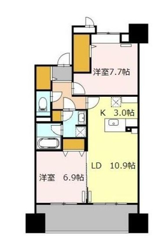 ロイヤルパークスシーサー南千住の物件間取画像