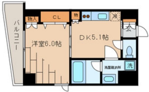 スタイル東上野の物件間取画像