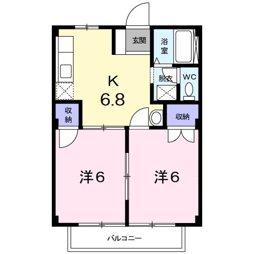 阿倉川駅 徒歩45分 1階の物件間取画像