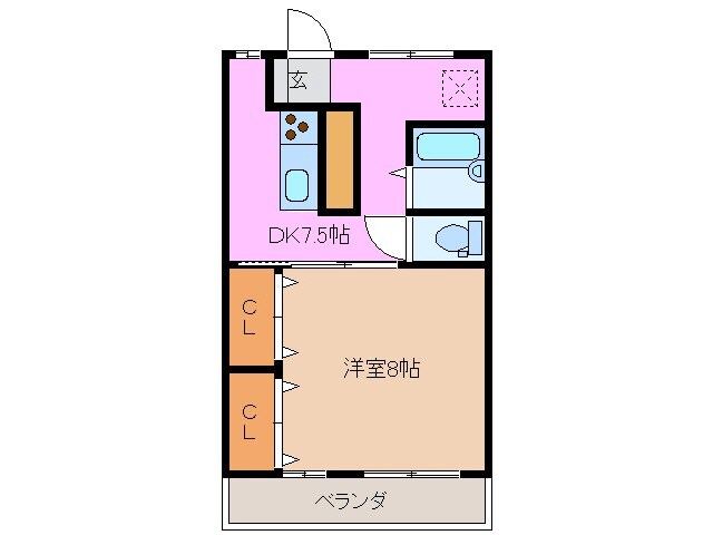 菰野駅 徒歩5分 1階の物件間取画像