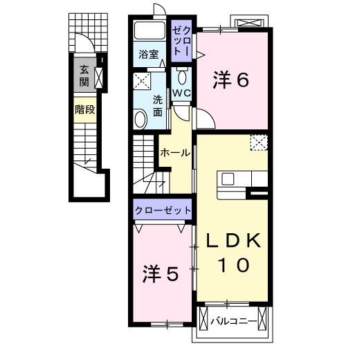 アイミュールの物件間取画像