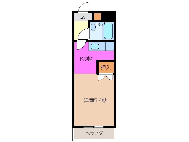 桜駅 徒歩46分 2階の物件間取画像