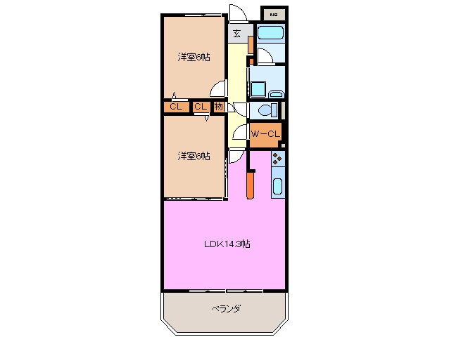 ラディエメゾンの物件間取画像