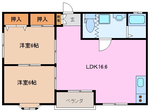 ダイヤモンドマンション久居本町の物件間取画像