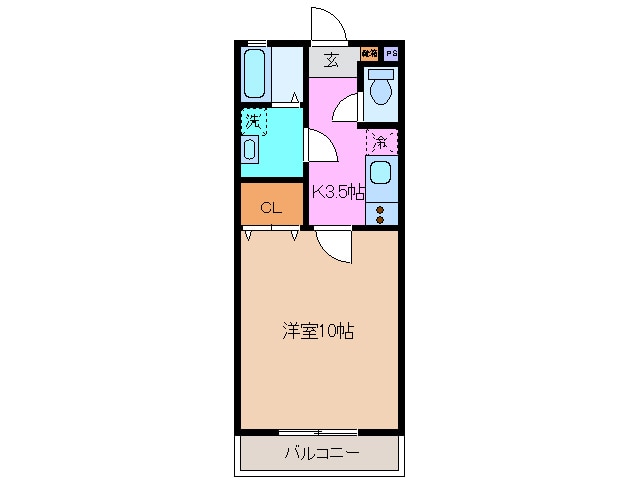 川合高岡駅 徒歩43分 2階の物件間取画像