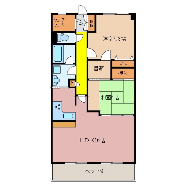 阿漕駅 徒歩28分 9階の物件間取画像