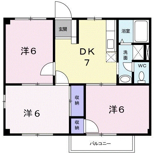 川合高岡駅 徒歩10分 1階の物件間取画像