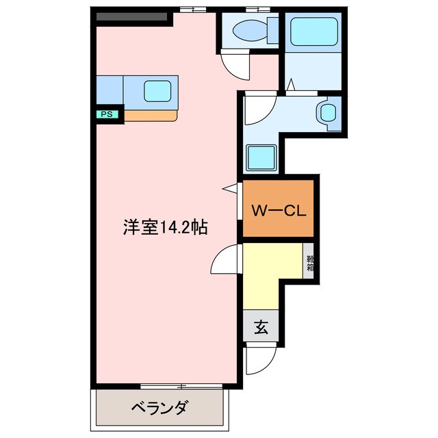 松阪駅 徒歩5分 1階の物件間取画像