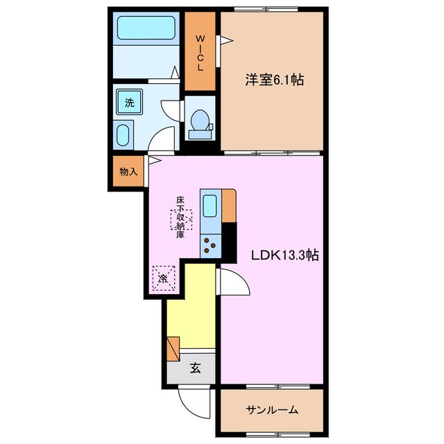 松阪駅 バス14分  南郊町下車：停歩2分 1階の物件間取画像