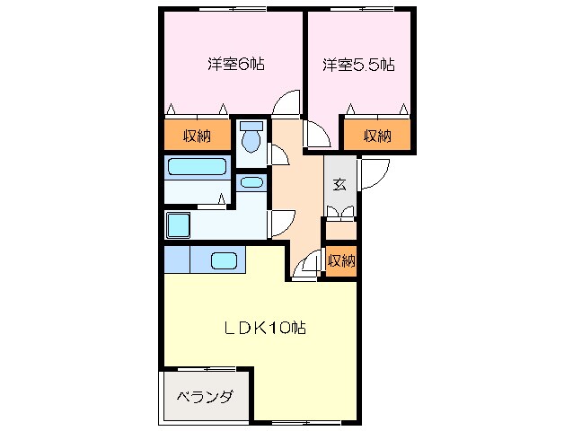 グランベルハウスの物件間取画像