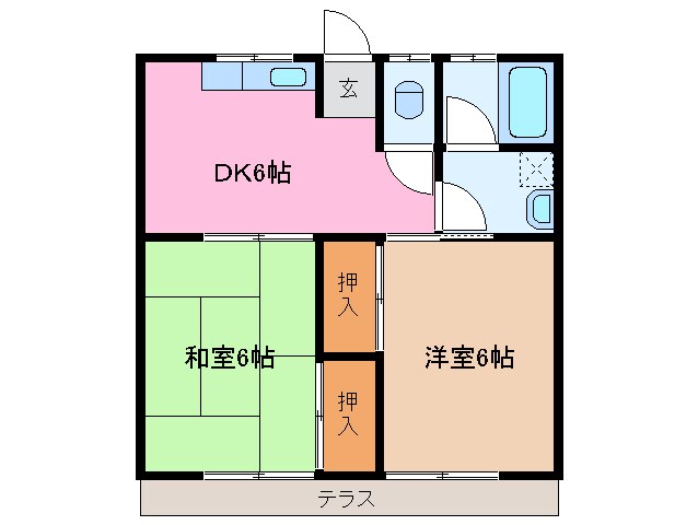 東松阪駅 徒歩36分 1階の物件間取画像